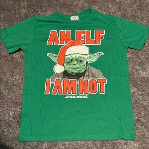 Star Wars Green Yoda Christmas T-Shirt